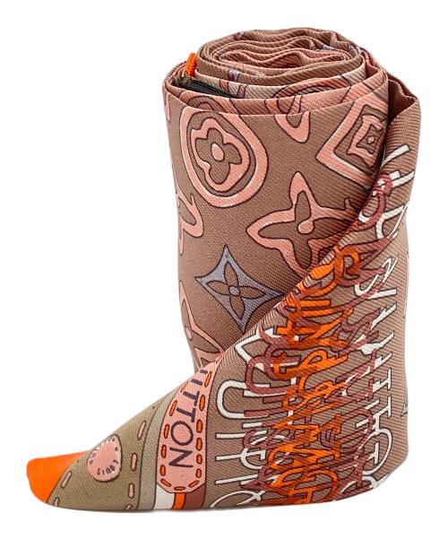 LOUIS VUITTON（ルイ ヴィトン）LOUIS VUITTON (ルイ ヴィトン) バンドー モノグラムマップ ピンクの古着・服飾アイテム