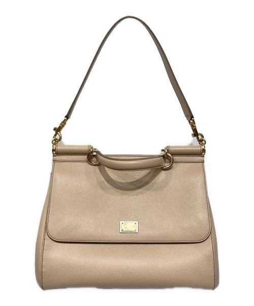 DOLCE & GABBANA（ドルチェ＆ガッバーナ）DOLCE & GABBANA (ドルチェ＆ガッバーナ) 2WAYバッグ シシリー ライトピンクの古着・服飾アイテム