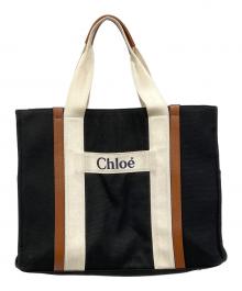 Chloe（クロエ）の古着「マザーズバッグ」｜ブラック×ブラウン