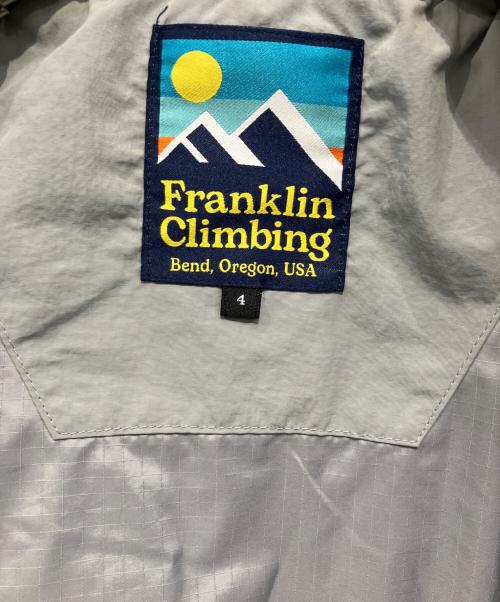 franklin climbing（フランクリンクライミング）franklin climbing (フランクリンクライミング) カスケードスタンドジャケット グレー サイズ:4の古着・服飾アイテム