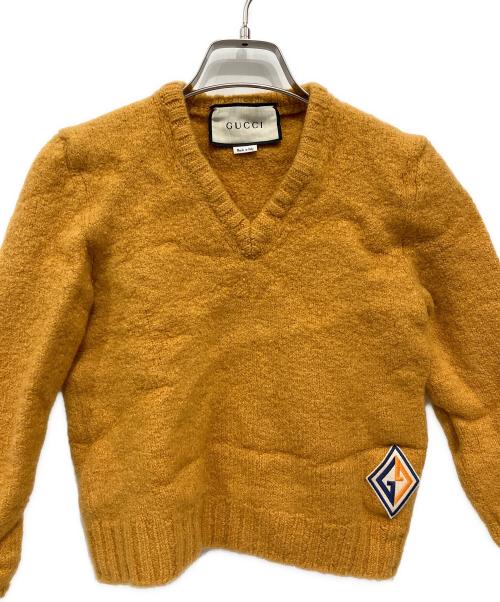 GUCCI（グッチ）GUCCI (グッチ) 厚手ニット オレンジ サイズ:Sの古着・服飾アイテム