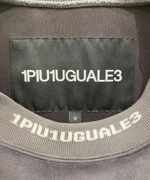 1piu1uguale3（ウノピュウノウグァーレトレ）1piu1uguale3 (ウノピュウノウグァーレトレ) BIG CREW DIAMOND GREY グレー サイズ:Vの古着・服飾アイテム