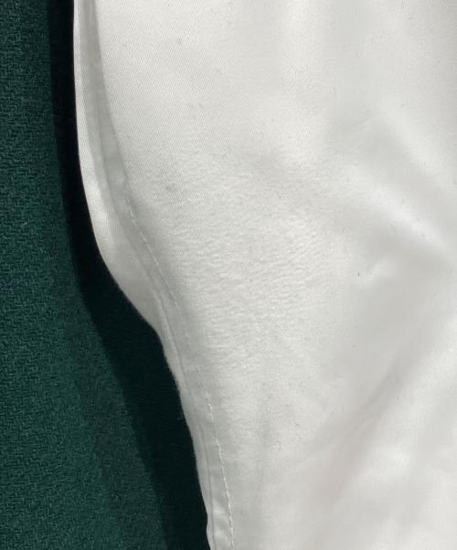 EMPORIO ARMANI（エンポリオ アルマーニ）EMPORIO ARMANI (エンポリオアルマーニ) ロゴウールスタジャン グリーン×ホワイト サイズ:46の古着・服飾アイテム