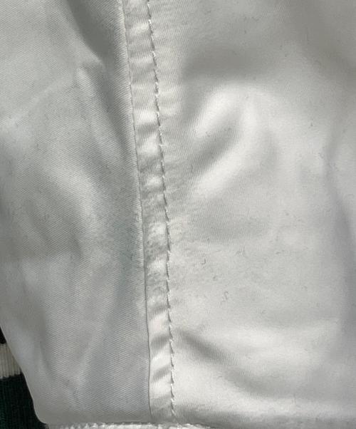 EMPORIO ARMANI（エンポリオ アルマーニ）EMPORIO ARMANI (エンポリオアルマーニ) ロゴウールスタジャン グリーン×ホワイト サイズ:46の古着・服飾アイテム