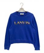 LANVINランバン）の古着「ロゴスウェット」｜ブルー