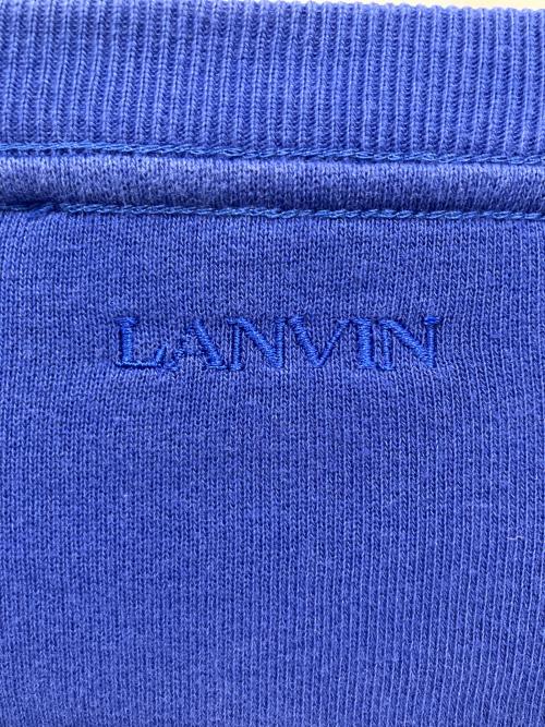LANVIN（ランバン）LANVIN (ランバン) ロゴスウェット ブルー サイズ:不明の古着・服飾アイテム