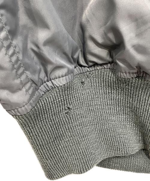 MADIN O.M.S.（マディン・オーエムエス）MADIN O.M.S. (マディン・オーエムエス) フライトジャケット グリーン×オレンジ サイズ:40の古着・服飾アイテム