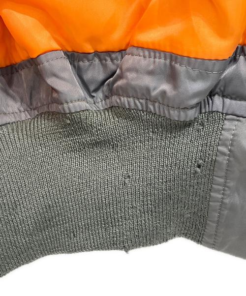 MADIN O.M.S.（マディン・オーエムエス）MADIN O.M.S. (マディン・オーエムエス) フライトジャケット グリーン×オレンジ サイズ:40の古着・服飾アイテム