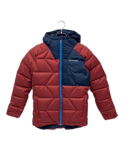 Columbia（コロンビア）Columbia (コロンビア) ウインターパウダーII キルティッドジャケット レッド×ネイビー サイズ:Mの古着・服飾アイテム