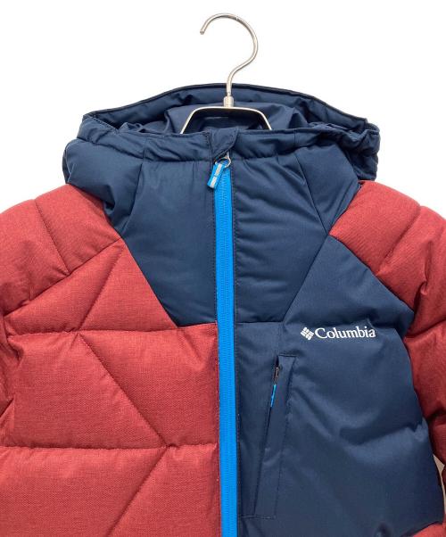 Columbia（コロンビア）Columbia (コロンビア) ウインターパウダーII キルティッドジャケット レッド×ネイビー サイズ:Mの古着・服飾アイテム