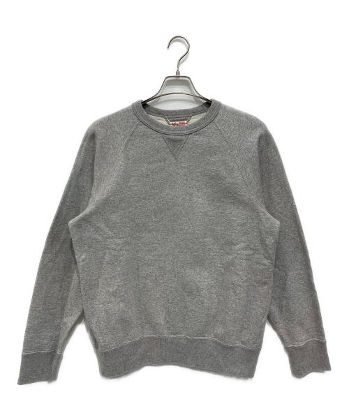 THE REAL McCOY'S（ザ・リアルマッコイズ）THE REAL McCOY'S (ザ・リアルマッコイズ) クルーネックスウェット グレー サイズ:XLの古着・服飾アイテム