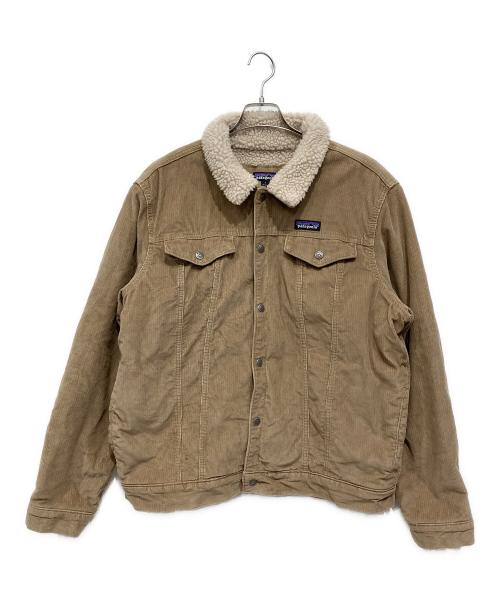 Patagonia（パタゴニア）Patagonia (パタゴニア) パイルラインドトラッカージャケット ベージュ サイズ:Lの古着・服飾アイテム
