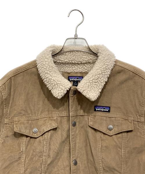 Patagonia（パタゴニア）Patagonia (パタゴニア) パイルラインドトラッカージャケット ベージュ サイズ:Lの古着・服飾アイテム