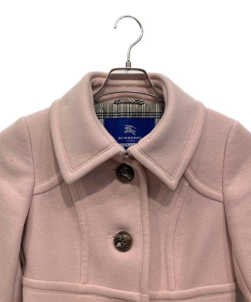 BURBERRY BLUE LABEL（バーバリーロンドンブルーレーベル）BURBERRY BLUE LABEL (バーバリーロンドンブルーレーベル) コート ピンク サイズ:36の古着・服飾アイテム