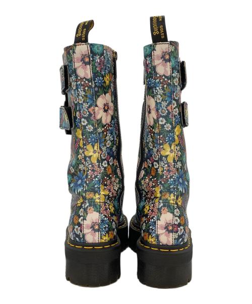 Dr.Martens（ドクターマーチン）Dr.Martens (ドクターマーチン) 10ホールレースアップブーツ ネイビー×マルチカラー サイズ:US 7の古着・服飾アイテム