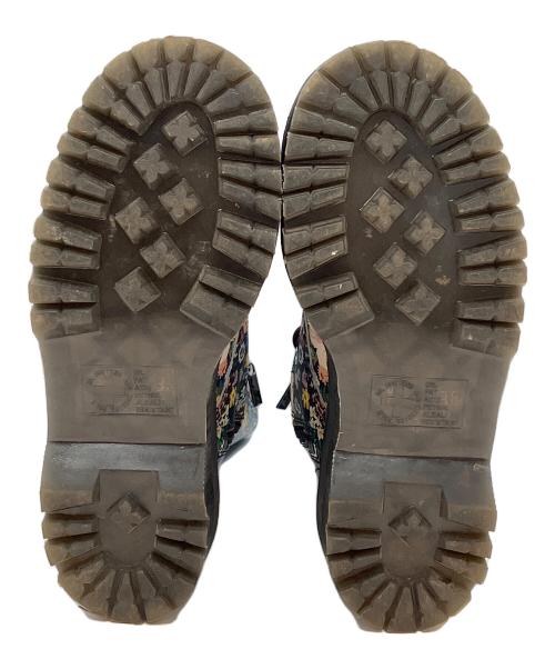 Dr.Martens（ドクターマーチン）Dr.Martens (ドクターマーチン) 10ホールレースアップブーツ ネイビー×マルチカラー サイズ:US 7の古着・服飾アイテム