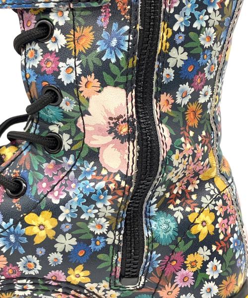 Dr.Martens（ドクターマーチン）Dr.Martens (ドクターマーチン) 10ホールレースアップブーツ ネイビー×マルチカラー サイズ:US 7の古着・服飾アイテム