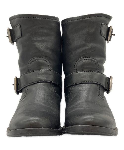 MIU MIU（ミュウミュウ）MIU MIU (ミュウミュウ) エンジニアレザーブーツ ブラック サイズ:36 1/2の古着・服飾アイテム