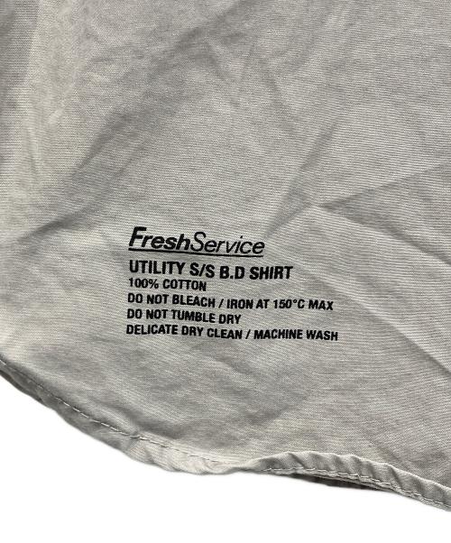 FreshService（フレッシュサービス）FreshService (フレッシュサービス) UTILITY S/S B.D SHIRT グレー サイズ:Freeの古着・服飾アイテム