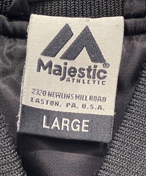 Majestic（マジェスティック）Majestic (マジェスティック) whiz limited (ウィズリミテッド) 76 SATIN STA スタジャン ブラック サイズ:Lの古着・服飾アイテム