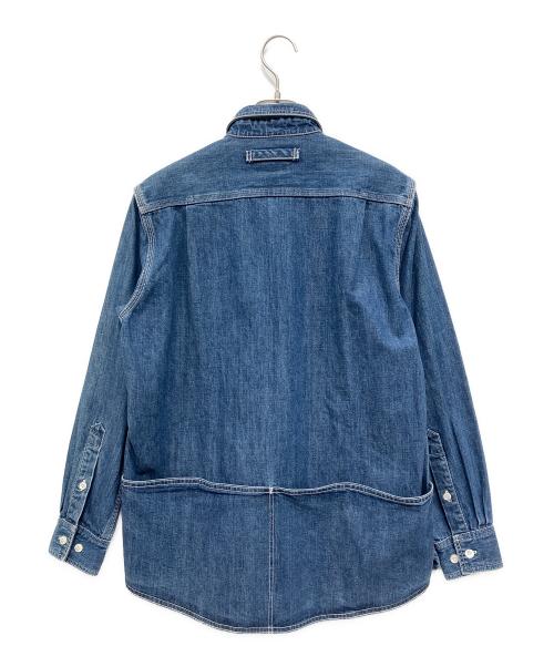 Snow peak（スノーピーク）snow peak (スノーピーク) 長袖シャツ インディゴ サイズ:Sの古着・服飾アイテム