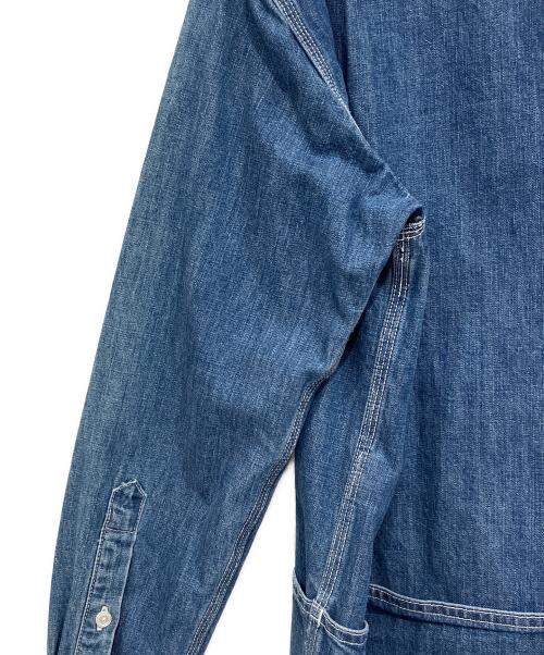 Snow peak（スノーピーク）snow peak (スノーピーク) 長袖シャツ インディゴ サイズ:Sの古着・服飾アイテム