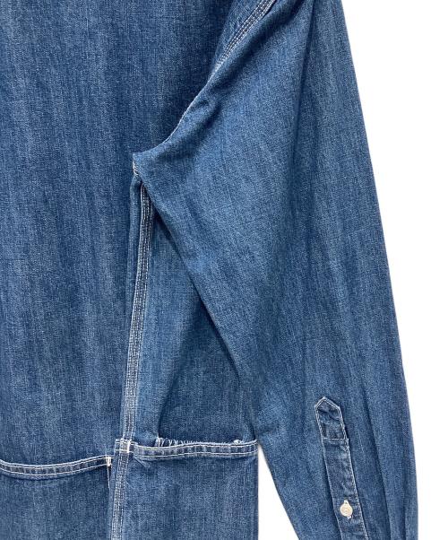 Snow peak（スノーピーク）snow peak (スノーピーク) 長袖シャツ インディゴ サイズ:Sの古着・服飾アイテム