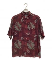 ISAMU KATAYAMA BACKLASH（イサムカタヤマ・バックラッシュ）の古着「リメイクアロハシャツ」｜ボルドー×グレー