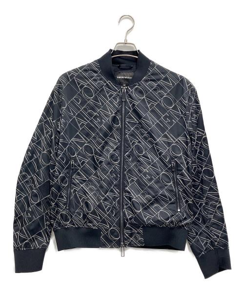 EMPORIO ARMANI（エンポリオアルマーニ）EMPORIO ARMANI (エンポリオアルマーニ) ジップブルゾン ブラック サイズ:48の古着・服飾アイテム