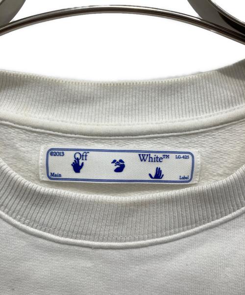 OFFWHITE（オフホワイト）OFFWHITE (オフホワイト) プリントスウェット ホワイト サイズ:Lの古着・服飾アイテム