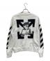 OFFWHITE (オフホワイト) プリントスウェット ホワイト サイズ:L：12000円