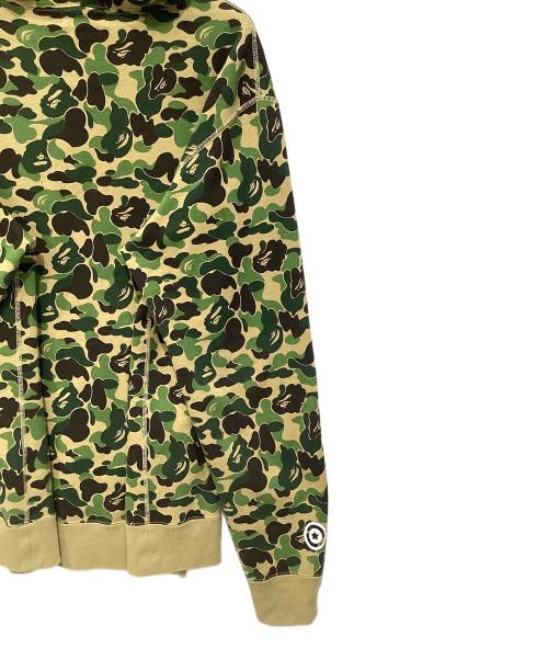 A BATHING APE（ア ベイシング エイプ）A BATHING APE (ア ベイシング エイプ) ABC CAMO SHARK FULL ZIP HOODIE オリーブ サイズ:XXLの古着・服飾アイテム