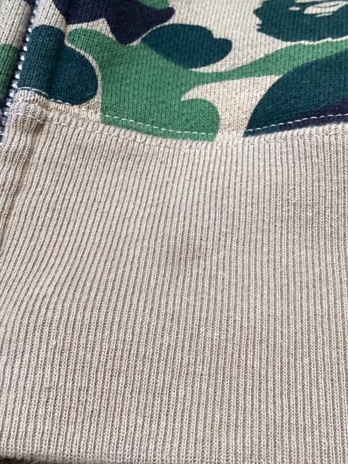 A BATHING APE（ア ベイシング エイプ）A BATHING APE (ア ベイシング エイプ) ABC CAMO SHARK FULL ZIP HOODIE オリーブ サイズ:XXLの古着・服飾アイテム