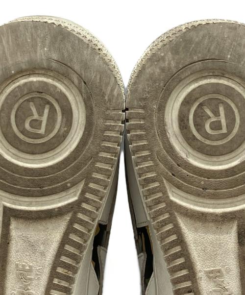 BAPESTA（ベイプスタ）BAPESTA (ベイプスタ) スターロゴローカットスニーカー ホワイト×グリーン サイズ:27.0cmの古着・服飾アイテム