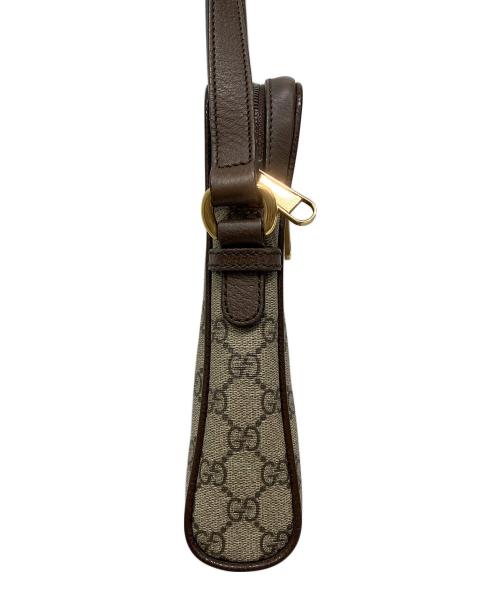 GUCCI（グッチ）GUCCI (グッチ) ショルダーバッグ オフディア GGスプリーム ブラウンの古着・服飾アイテム