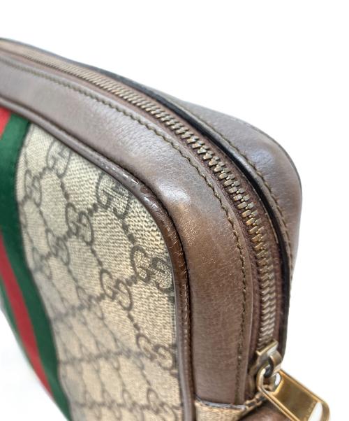 GUCCI（グッチ）GUCCI (グッチ) ショルダーバッグ オフディア GGスプリーム ブラウンの古着・服飾アイテム