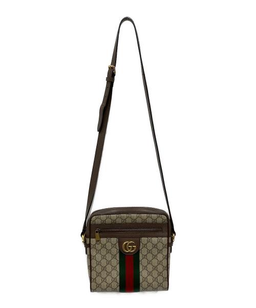 GUCCI（グッチ）GUCCI (グッチ) ショルダーバッグ ブラウンの古着・服飾アイテム