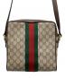 GUCCI (グッチ) ショルダーバッグ オフディア GGスプリーム ブラウン：90000円