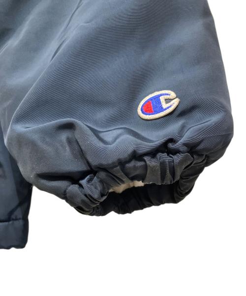 stussy（ステューシー）stussy (ステューシー) Champion (チャンピオン) 裏ボアコーチジャケット ネイビー サイズ:X-LARGEの古着・服飾アイテム
