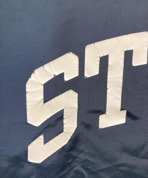 stussy（ステューシー）stussy (ステューシー) Champion (チャンピオン) 裏ボアコーチジャケット ネイビー サイズ:X-LARGEの古着・服飾アイテム