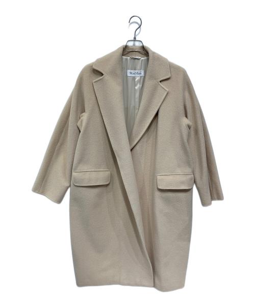 MaxMara（マックスマーラ）MaxMara (マックスマーラ) チェスターコート ベージュ サイズ:Lの古着・服飾アイテム