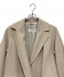 中古・古着 MaxMara (マックスマーラ) チェスターコート ベージュ サイズ:L：15000円