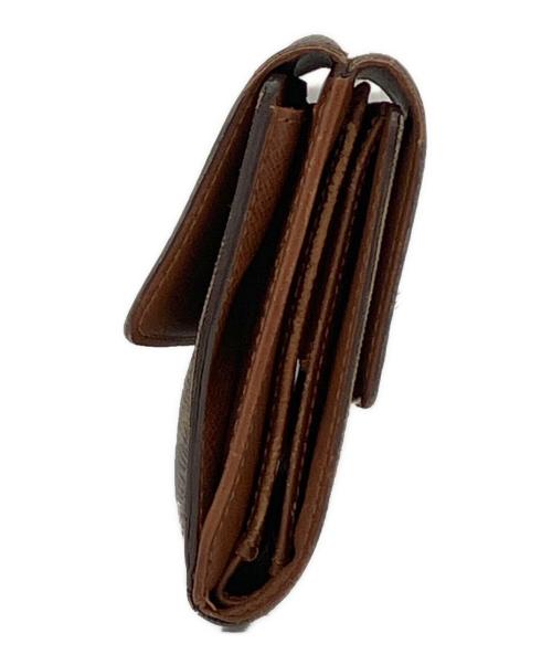 LOUIS VUITTON（ルイ ヴィトン）LOUIS VUITTON (ルイ ヴィトン) 3つ折り財布 ポルトモネ・ビエ カルトクレディ ブラウンの古着・服飾アイテム