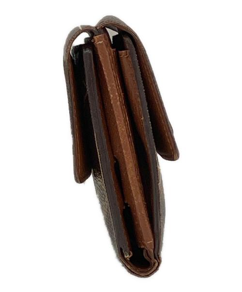 LOUIS VUITTON（ルイ ヴィトン）LOUIS VUITTON (ルイ ヴィトン) 3つ折り財布 ポルトモネ・ビエ カルトクレディ ブラウンの古着・服飾アイテム