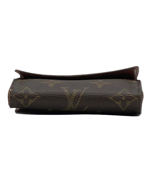 LOUIS VUITTON（ルイ ヴィトン）LOUIS VUITTON (ルイ ヴィトン) 3つ折り財布 ポルトモネ・ビエ カルトクレディ ブラウンの古着・服飾アイテム