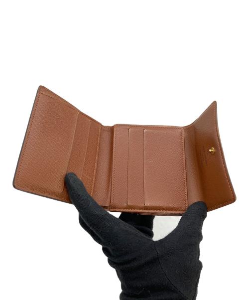 LOUIS VUITTON（ルイ ヴィトン）LOUIS VUITTON (ルイ ヴィトン) 3つ折り財布 ポルトモネ・ビエ カルトクレディ ブラウンの古着・服飾アイテム