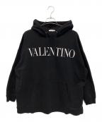 VALENTINOヴァレンティノ）の古着「プルオーバーパーカー」｜ブラック