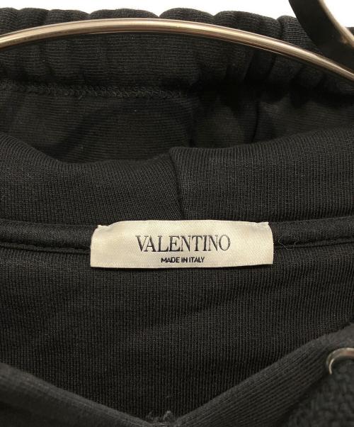 VALENTINO（ヴァレンティノ）VALENTINO (ヴァレンティノ) プルオーバーパーカー ブラック サイズ:XSの古着・服飾アイテム