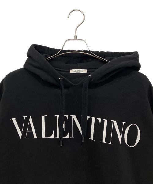 VALENTINO（ヴァレンティノ）VALENTINO (ヴァレンティノ) プルオーバーパーカー ブラック サイズ:XSの古着・服飾アイテム