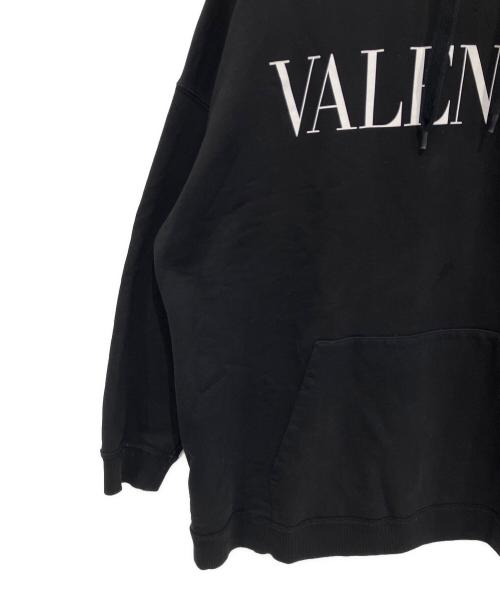 VALENTINO（ヴァレンティノ）VALENTINO (ヴァレンティノ) プルオーバーパーカー ブラック サイズ:XSの古着・服飾アイテム